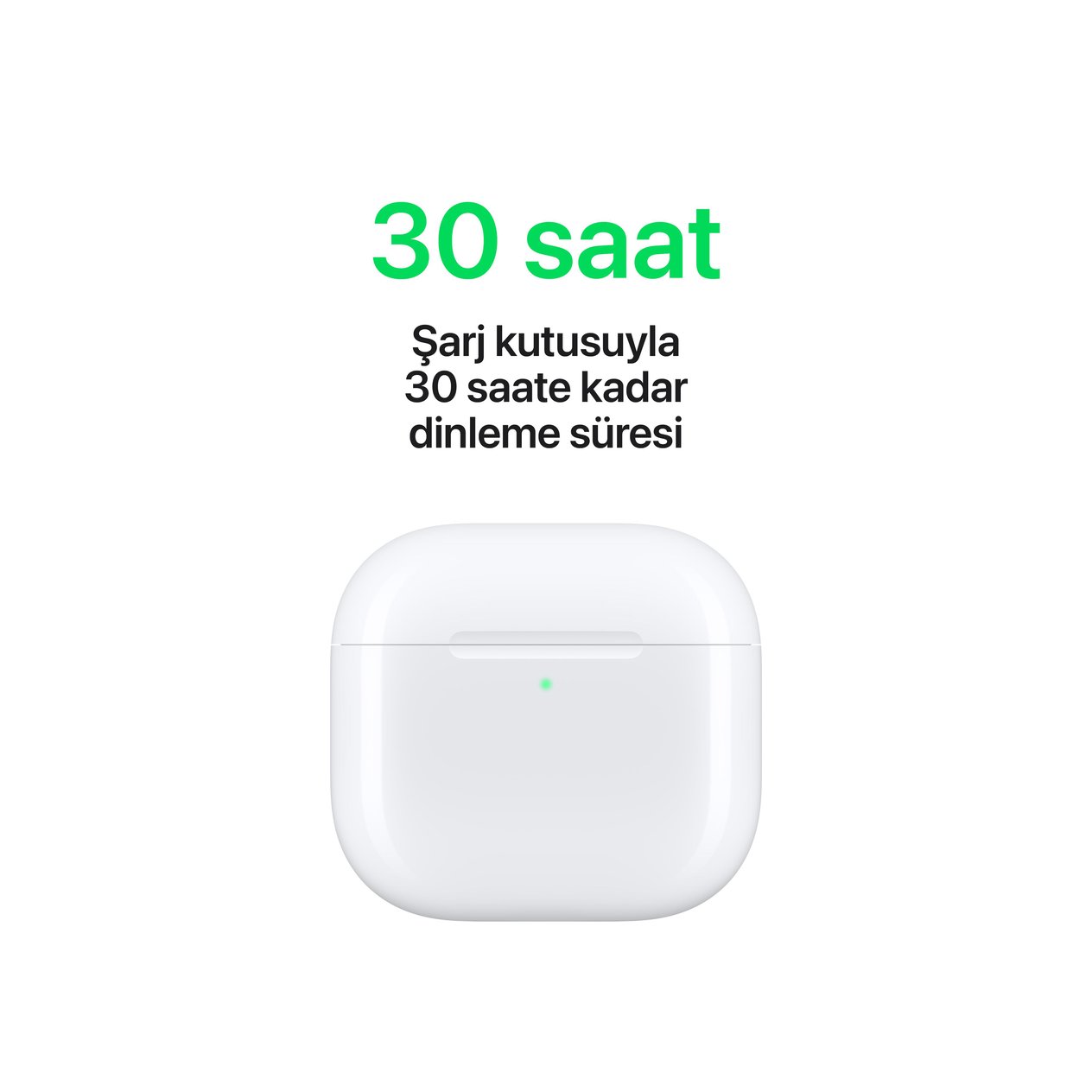Apple AirPods 4 Aktif Gürültü Engelleme özellikli (MXP93TU/A)