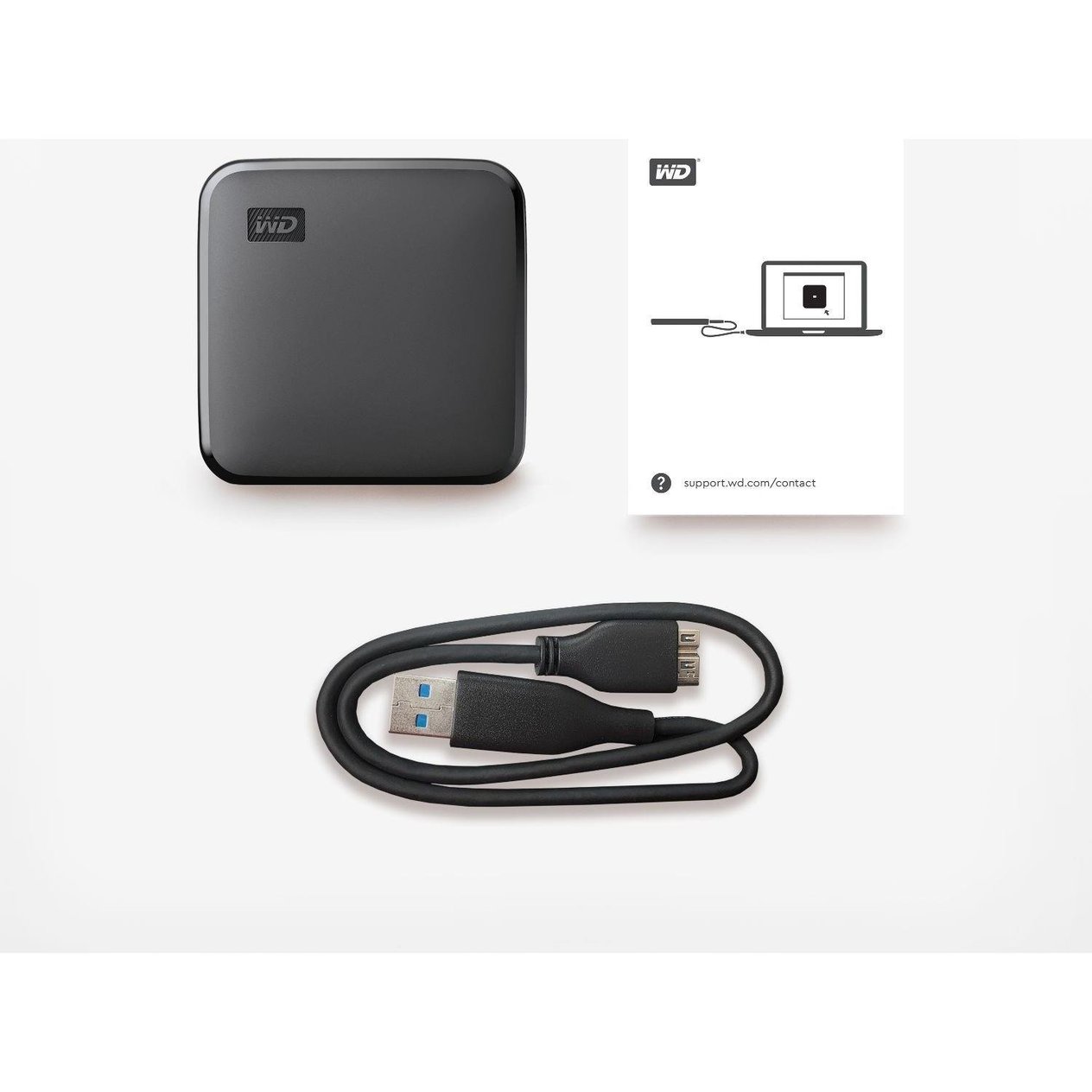 WD Elements SE ‎WDBAYN0010BBK-WESN 1TB Taşınabilir SSD, 400MB/sn Okuma Hızı