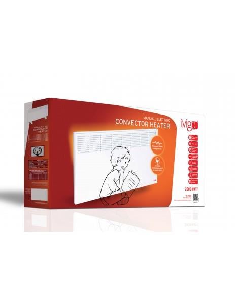 İVİGO ISITICI, EPK4590M20B İVİGO ELEKTRİKLİ PANEL KONVEKTÖR ISITICI MANUEL 2000 WATT BEYAZ