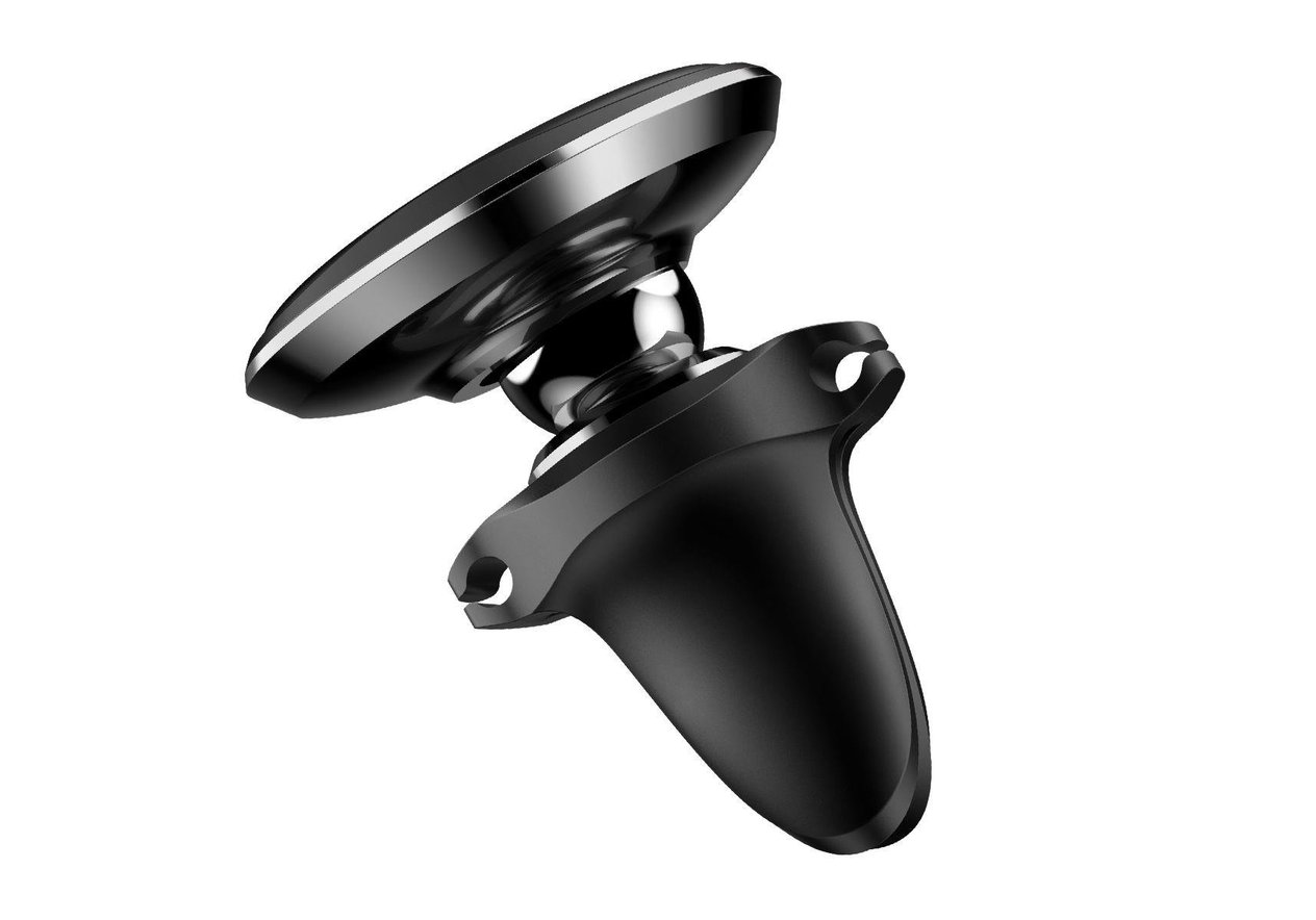 Baseus Magnetic Air Vent Oversaes Mıknatıslı ve Kablo Tutuculu Araç İçi Telefon Tutucu-Siyah
