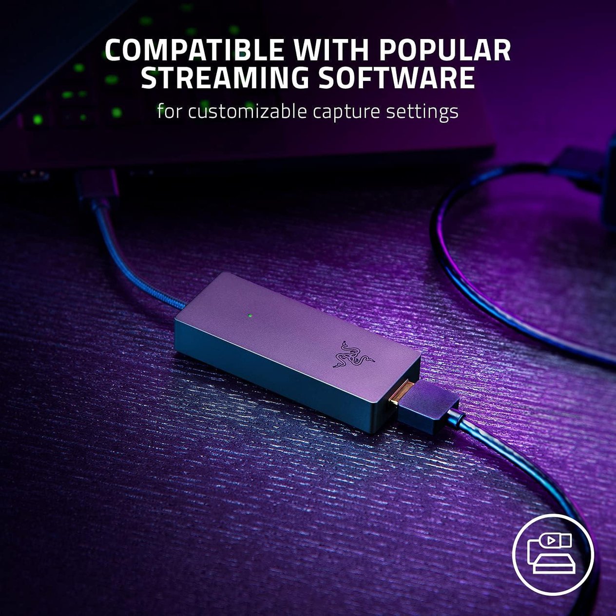 Razer Ripsaw X - 4K @30 FPS Akışı için 4K Kamera Bağlantı Noktalı USB Kayıt Kartı