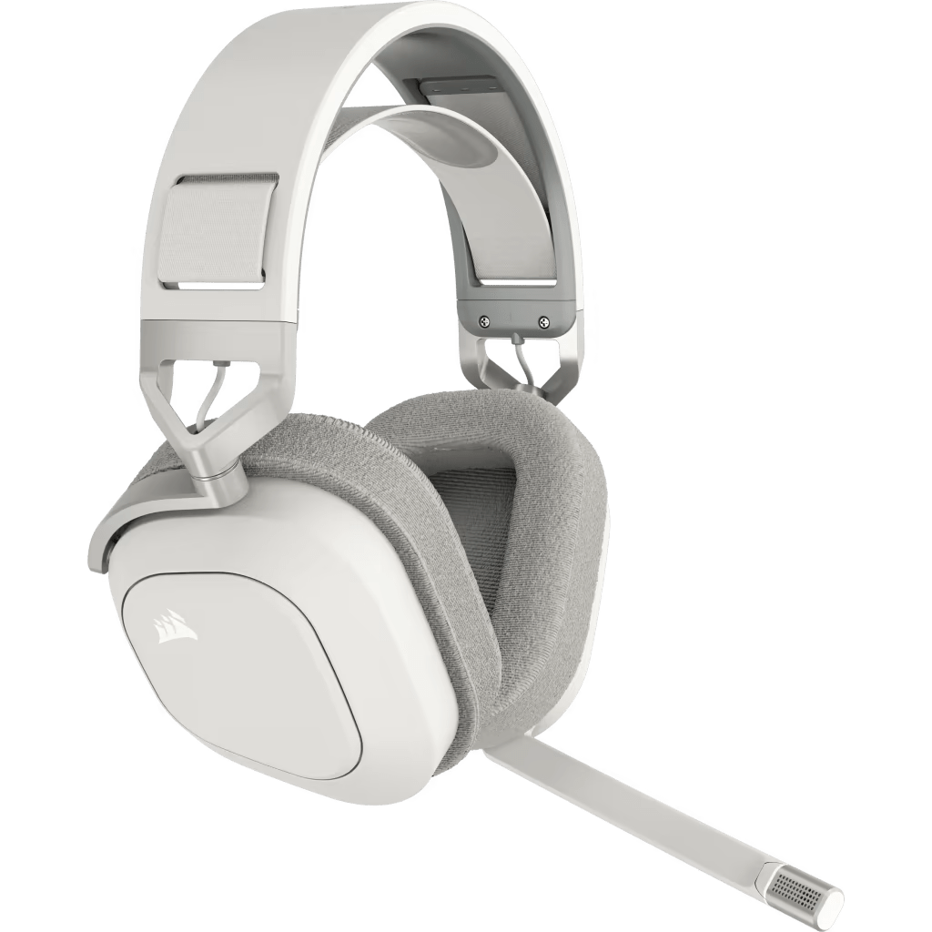 Corsair HS80 MAX Dolby Atmos Kablosuz Gaming Kulaklık Beyaz (CA-9011296-EU)