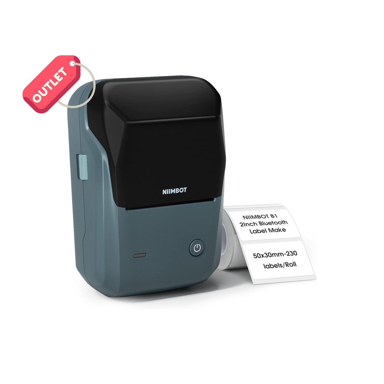 OUTLET NIIMBOT B1 Etiket Makinesi, Otomatik Tanımlamalı Bluetooth Taşınabilir Etiket Yazıcısı
