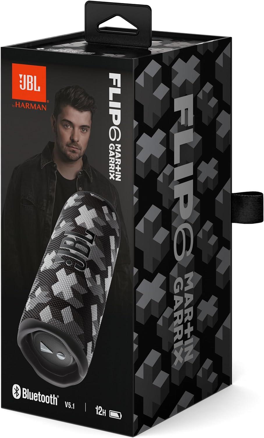 JBL x Martin Garrix Flip 6 Bluetooth Hoparlör - Box Cool Grey