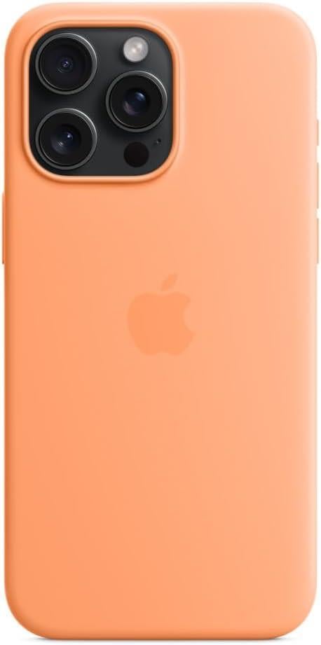 Apple iPhone 15 Pro Max MagSafe Silikon Kılıf Turuncu Sorbe - MT1W3ZM/A
 
