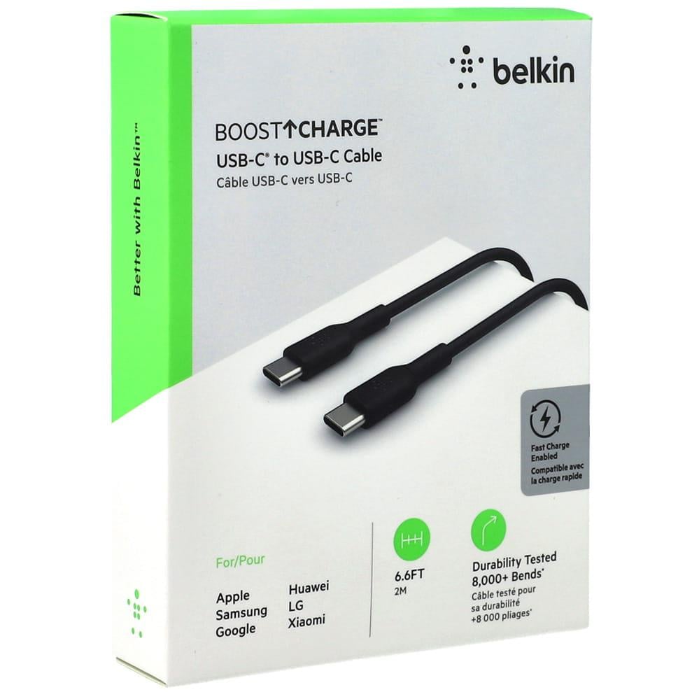 Belkin Boost Charge 60W USB-C - USB-C Kablosu 2m, Siyah