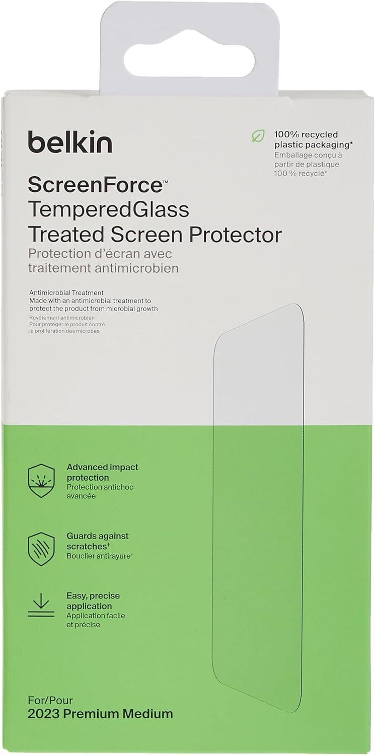 Belkin iPhone 15 Pro için Temperli Cam Ekran Koruyucu (Kolay Hizalama Tepsili) / OVA137ZZ