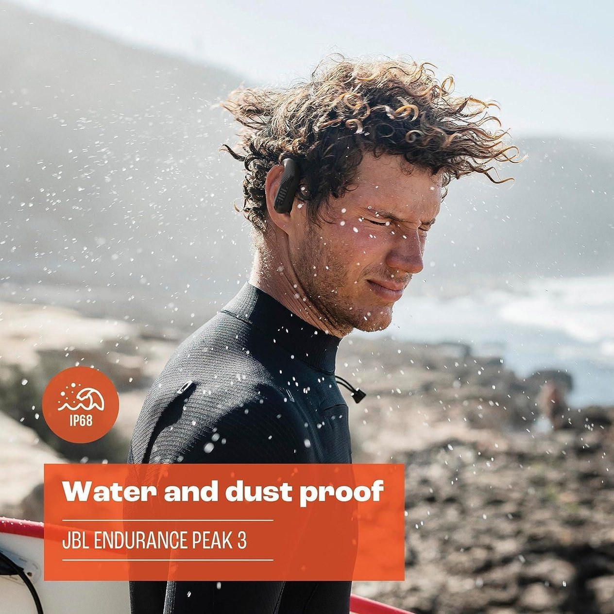 JBL Endurance PEAK III TWS Kulaklık,IE,CT,IP68 - Beyaz