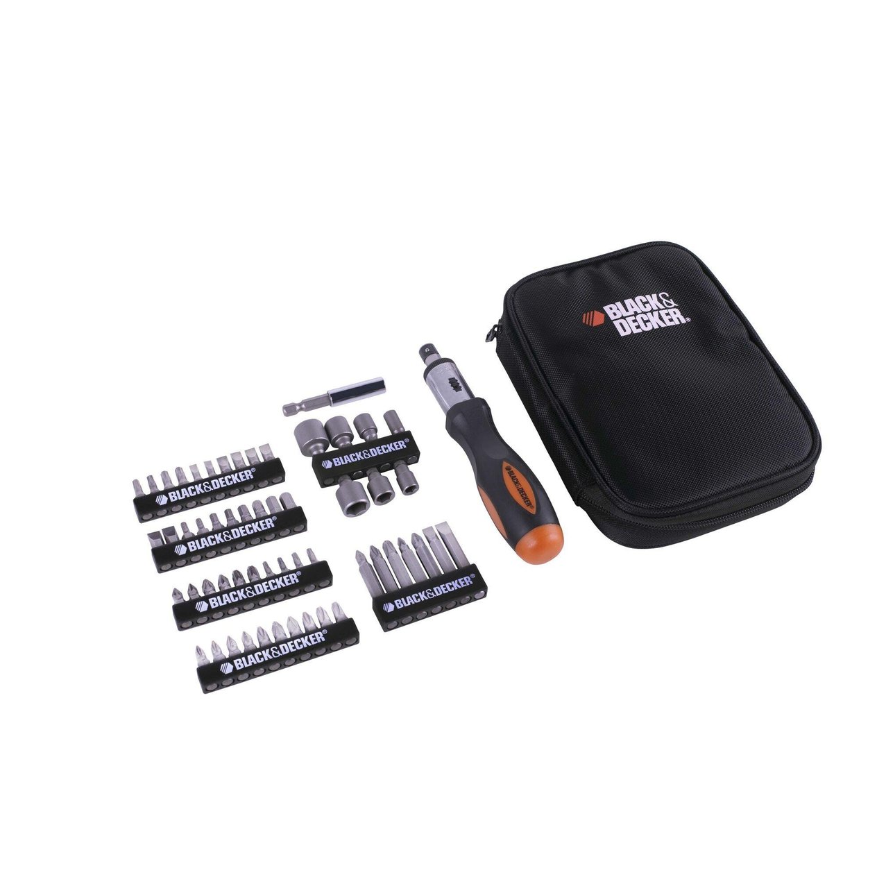 Black&Decker 56 Parca Circirli Tornavida Aksesuar Seti - A7104-XJ