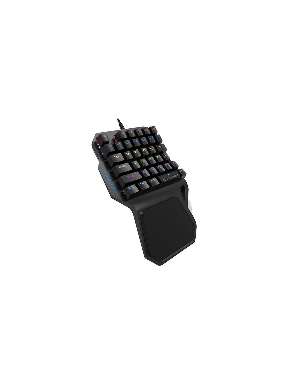 Rampage KB-R77 PALM USB Rainbow Backlight Outemu Blue Switch Mekanik 36 Tuşlu Mini Gaming Oyuncu Klavye