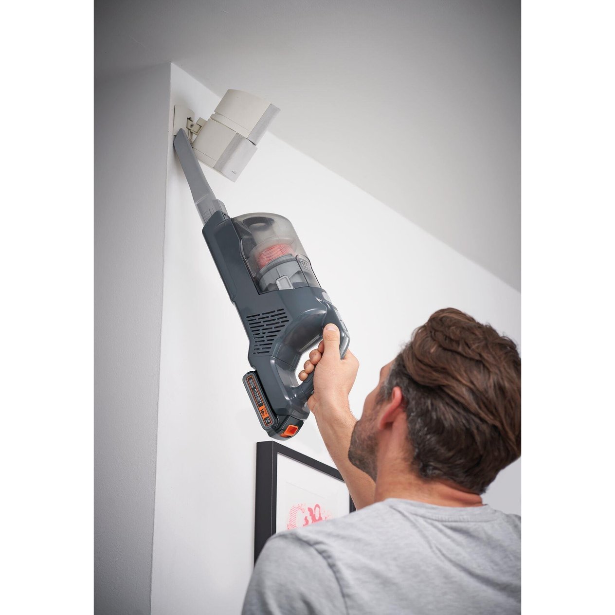 Black&Decker 18V Şarjlı Dikey Süpürge - BHFEA18D1-QW
