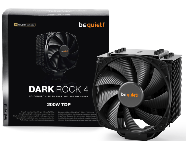Be Quiet! BK021 DARK ROCK 4 Kule Tipi intel/AMD Cpu Soğutucu