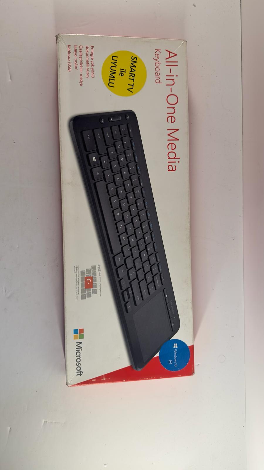 OUTLET Microsoft N9Z-00017 All-In-One Media Keyboard, Türkçe Q Klavye