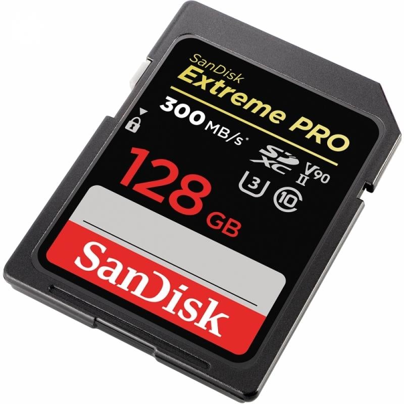 Sandısk 128GB SD Kart 300MB/s Extreme Pro Hafıza Kartı SDSDXDK-128G-GN4IN 