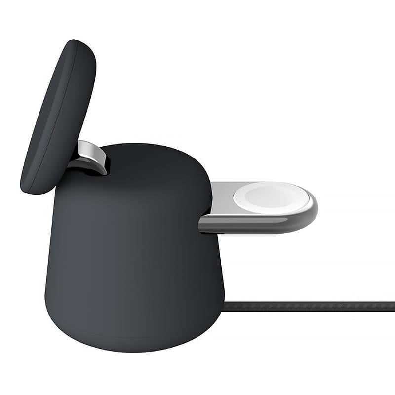 Belkin BoostCharge Pro Kablosuz 2'si 1 arada MagSafe (15 W) Şarj İstasyonu - Siyah