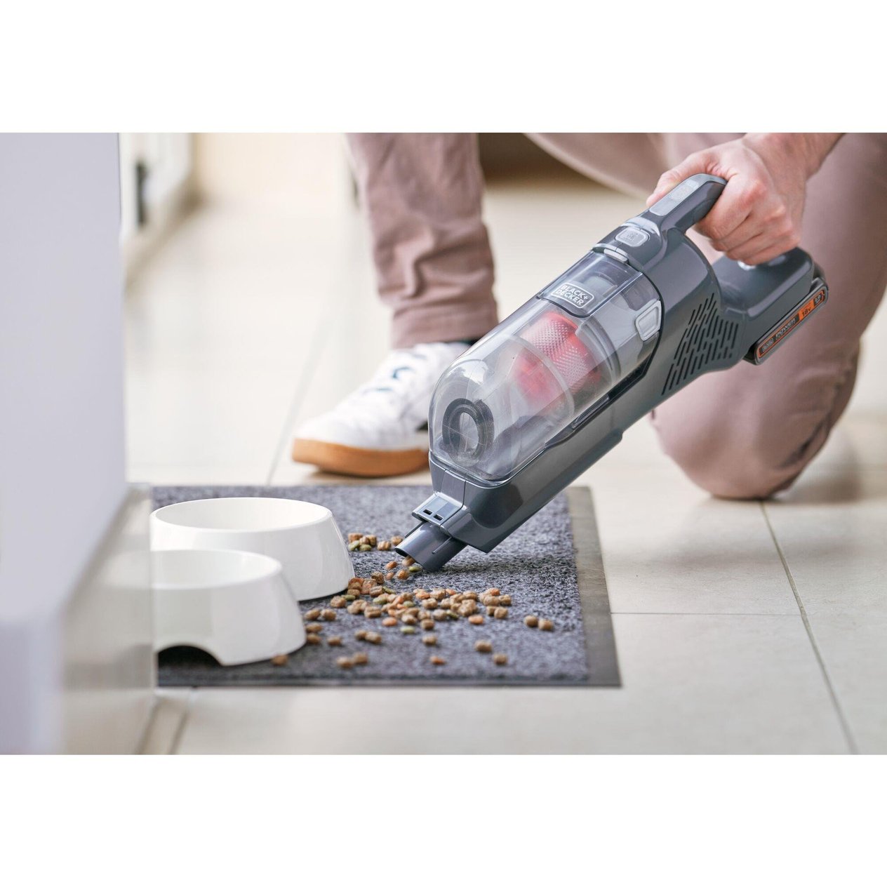 Black&Decker 18V Şarjlı Dikey Süpürge - BHFEA18D1-QW