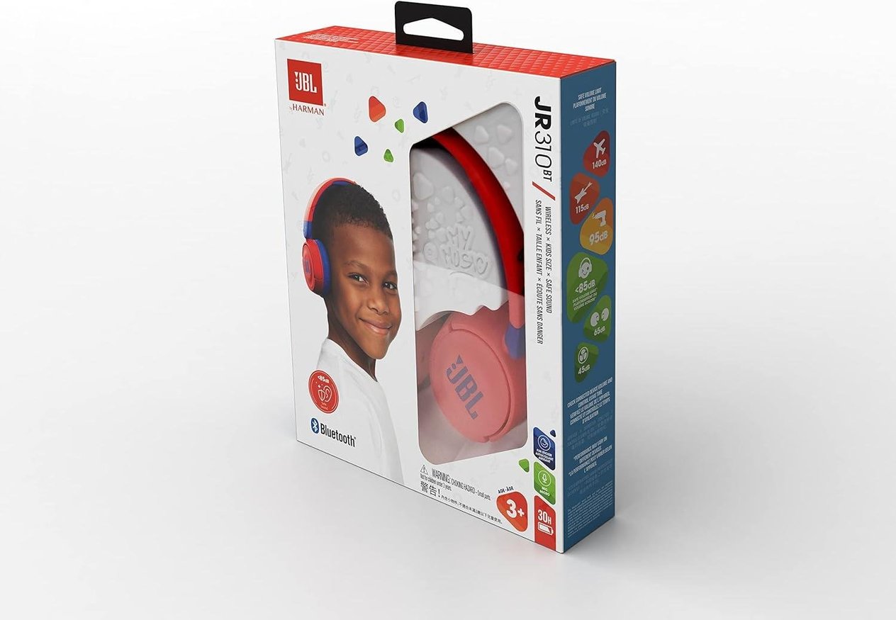 JBL JR310BT Bluetooth Çocuk Kulaklığı OE Kırmızı JB.JBLJR310BTRED