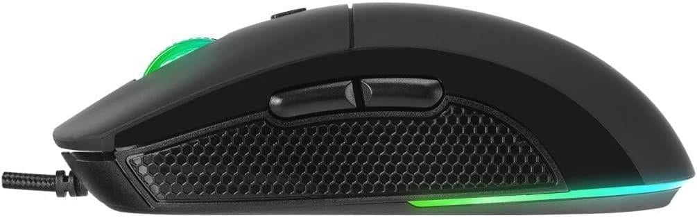Rampage RADIANT M1 Makrolu Siyah 7200 dpi RGB Aydınlatmalı Gaming Oyuncu Mouse