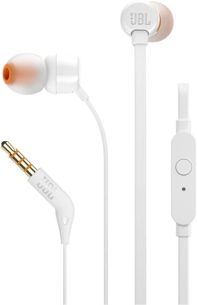 JBL T110 Kablolu Kulaklık, CT, IE, Beyaz