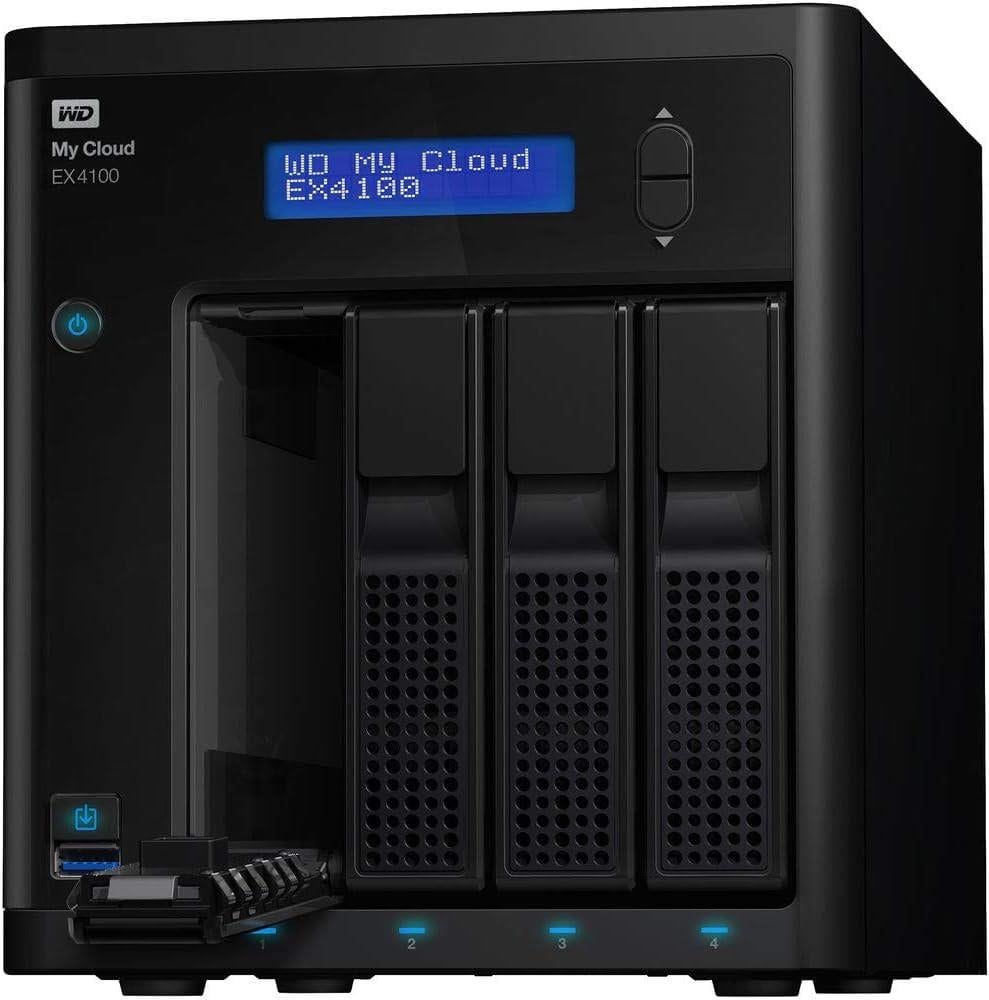 Wd My Cloud Pro Serisi PR4100 32TB  Nas Depolama Ünitesi WDBNFA0320KBK-EESN