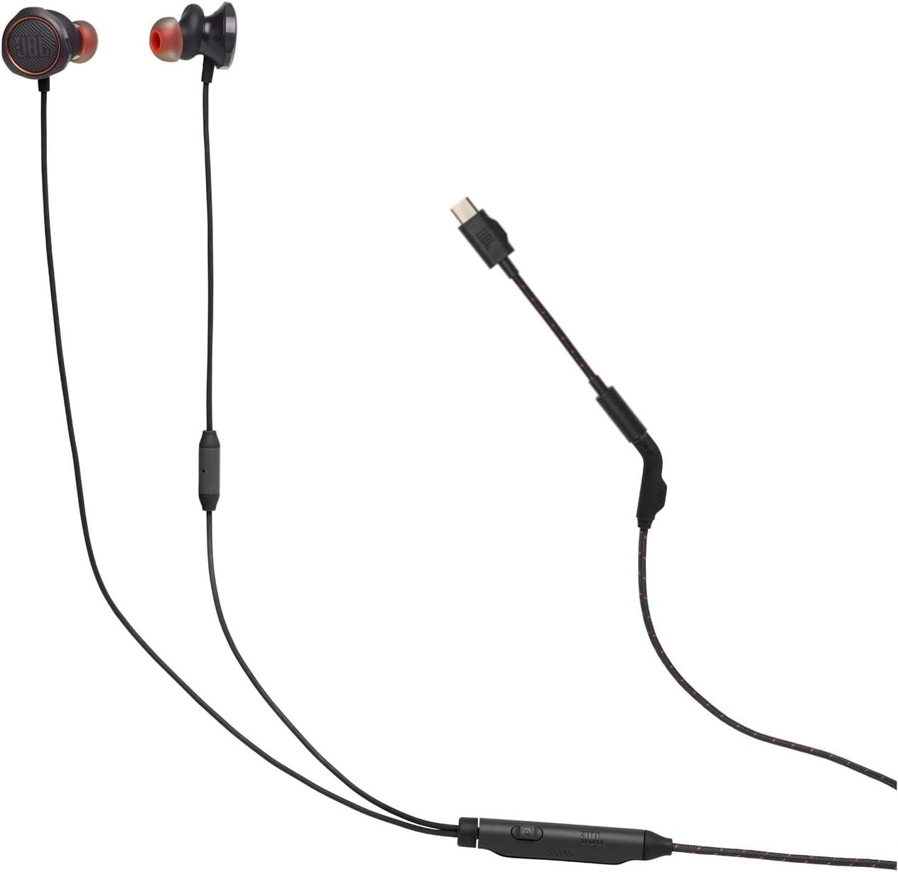 JBL Quantum 50 USB-C Gaming Kablolu Kulaklık, Siyah