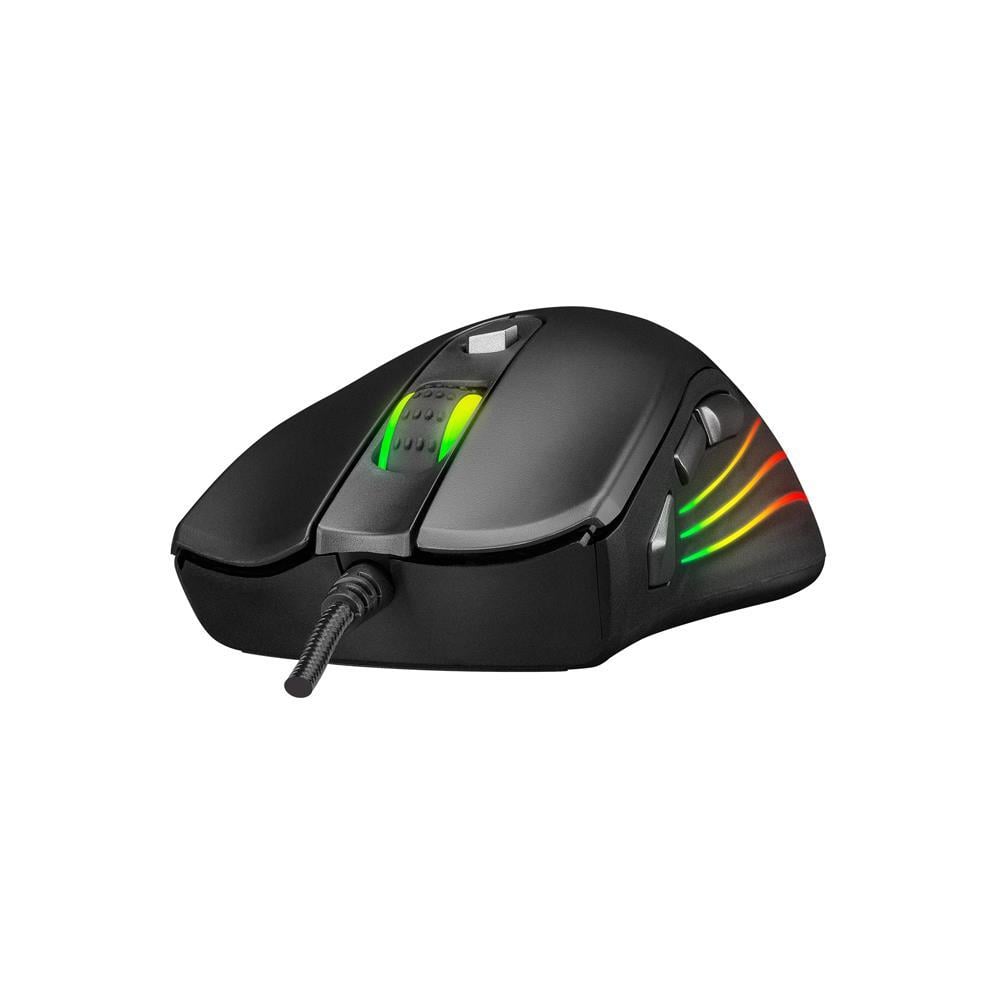 Rampage SMX-R33 LIMBO Makrolu Siyah 6400dpi RGB Ledli Gaming Oyuncu Mouse