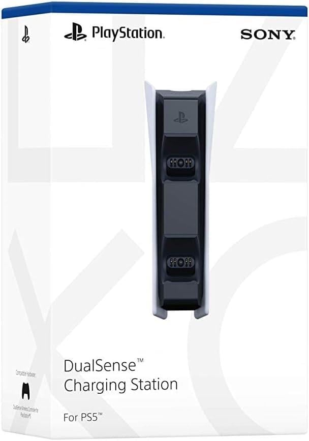 SONY PlayStation 5 DualSense Şarj İstasyonu - PS5 Kablosuz Oyun Kolu İçin Hızlı ve Kolay Şarj Çözümü (Bilkom-Resmi Distribütör Garantili)