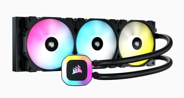 CORSAIR CW-9060054-WW H150 RGB 360mm LIQUID CPU COOLER BLACK