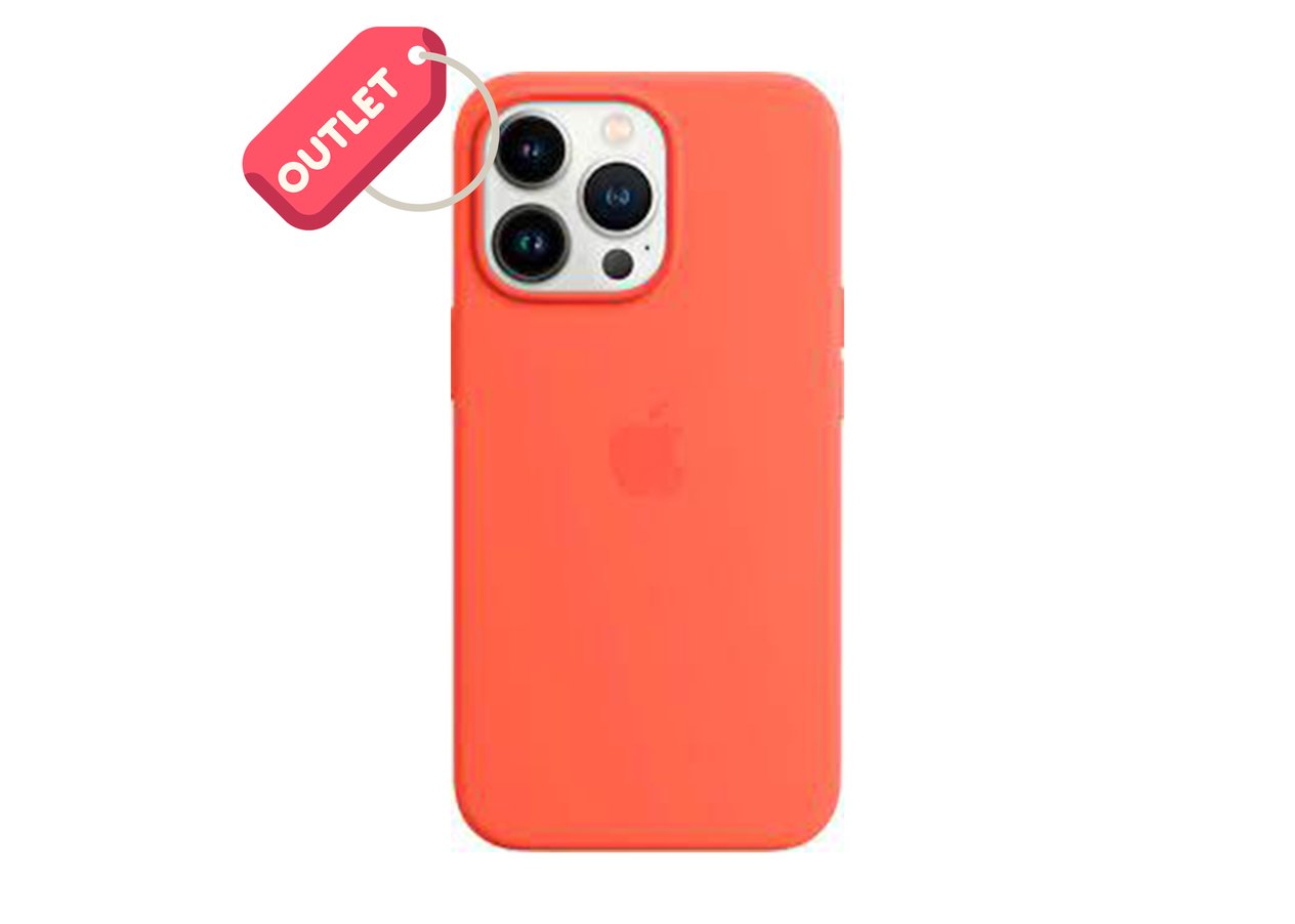 OUTLET Apple MagSafe özellikli Silikon Kılıf  (iPhone 13 Pro Max) Nektarin