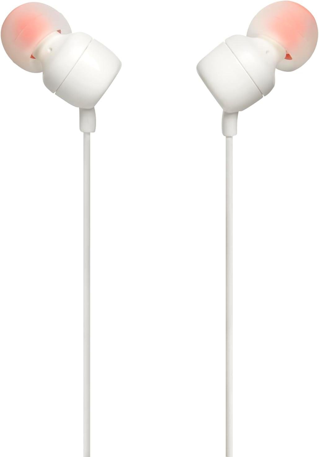 JBL T110 Kablolu Kulaklık, CT, IE, Beyaz