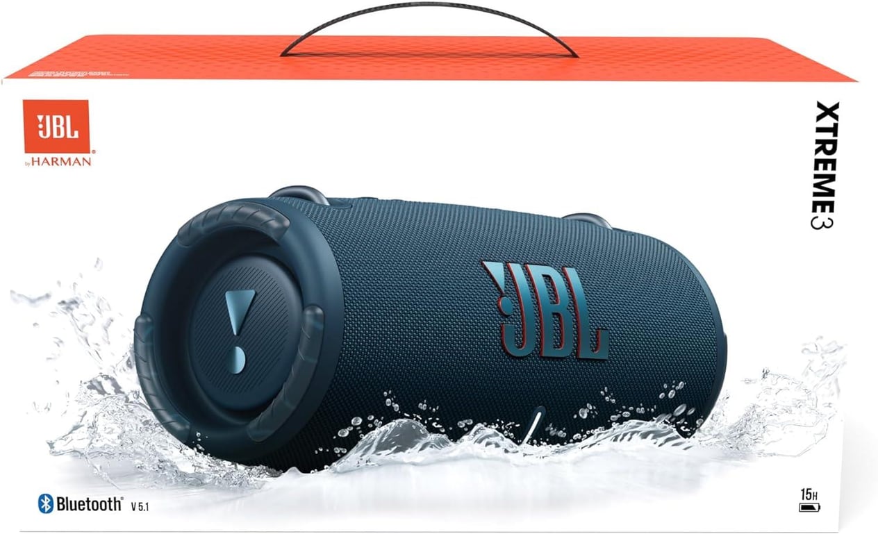 JBL Xtreme 3 Bluetooth Hoparlör IP67 Mavi JB.JBLXTREME3BLUEU