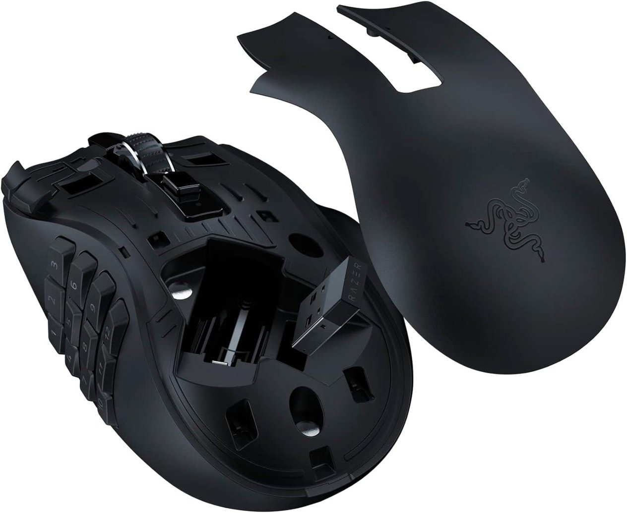 Razer Naga V2 HyperSpeed - Ergonomik Kablosuz MMO Gaming Mouse