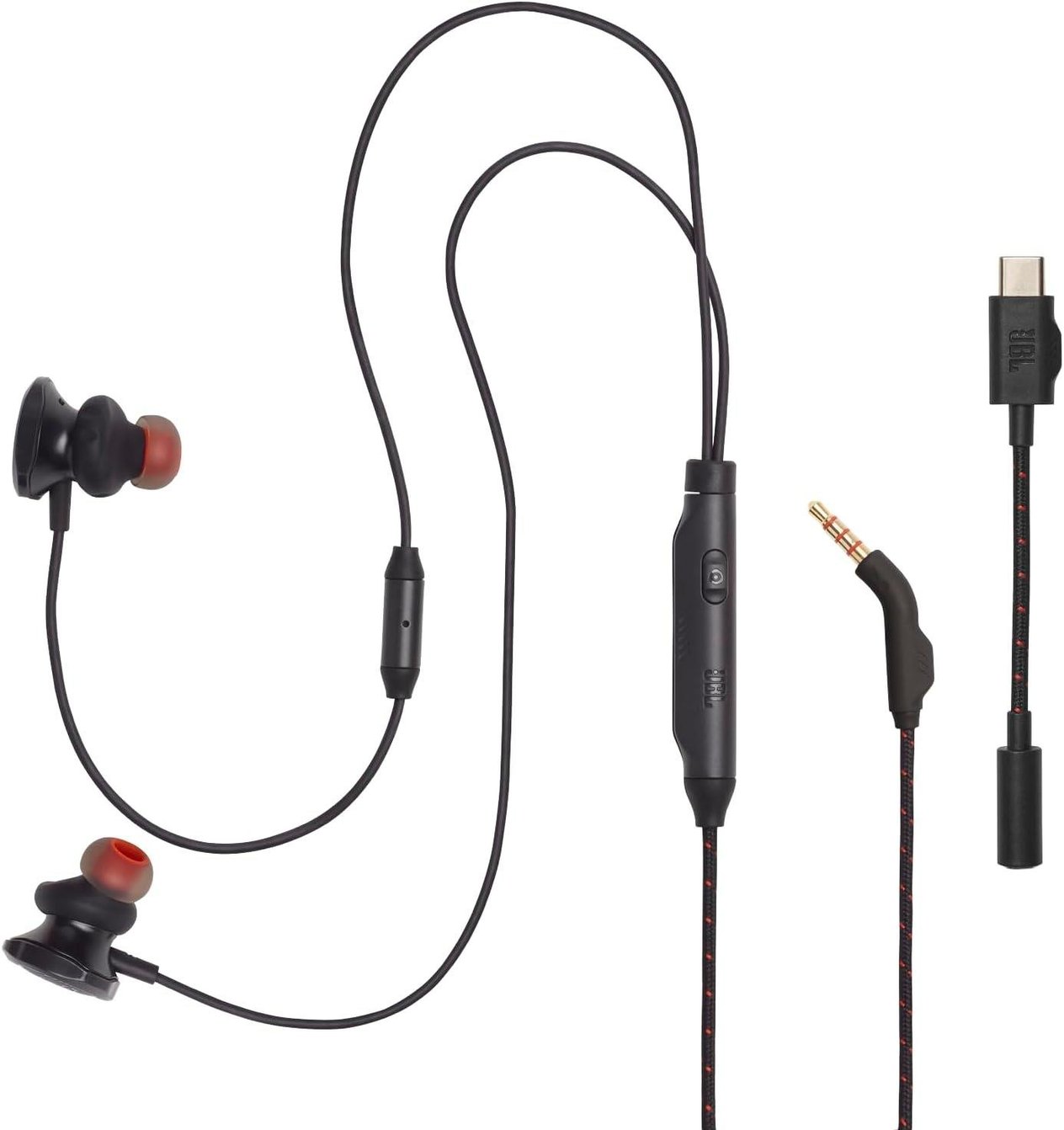 JBL Quantum 50 USB-C Gaming Kablolu Kulaklık, Siyah