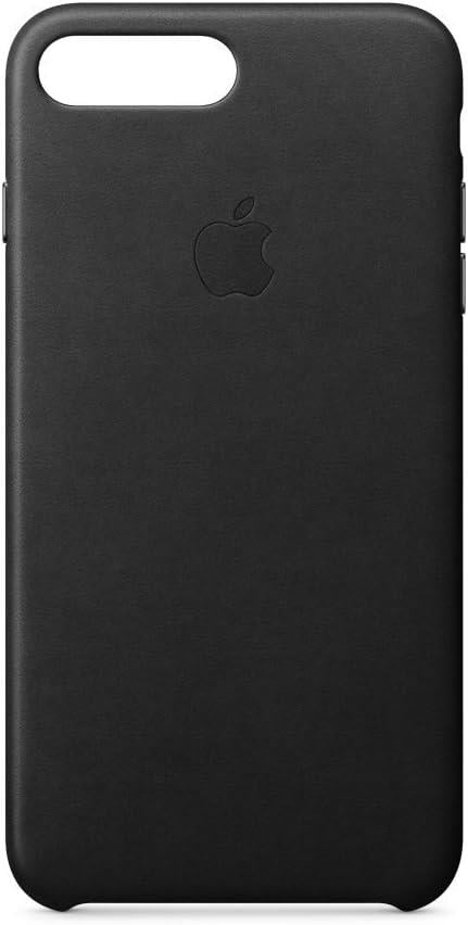 Apple iPhone 8 Plus - 7 Plus Deri Kılıf - Siyah