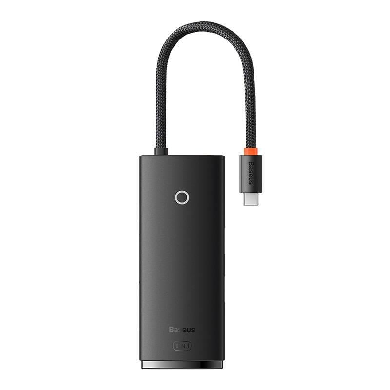 Baseus Lite 6 in 1 Multifonksiyonal Type-C Hub Dock Station - Siyah