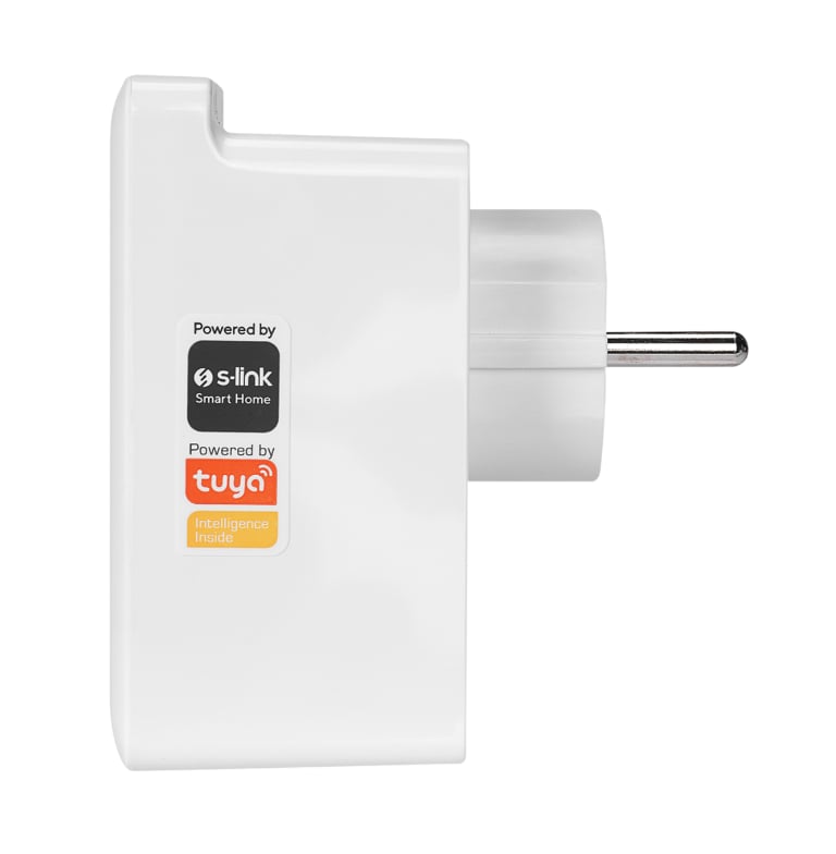 S-link SL-13 MASTERPOWER 16A Akım Korumalı Akıllı Priz WIFI&BT TUYA Destekli
