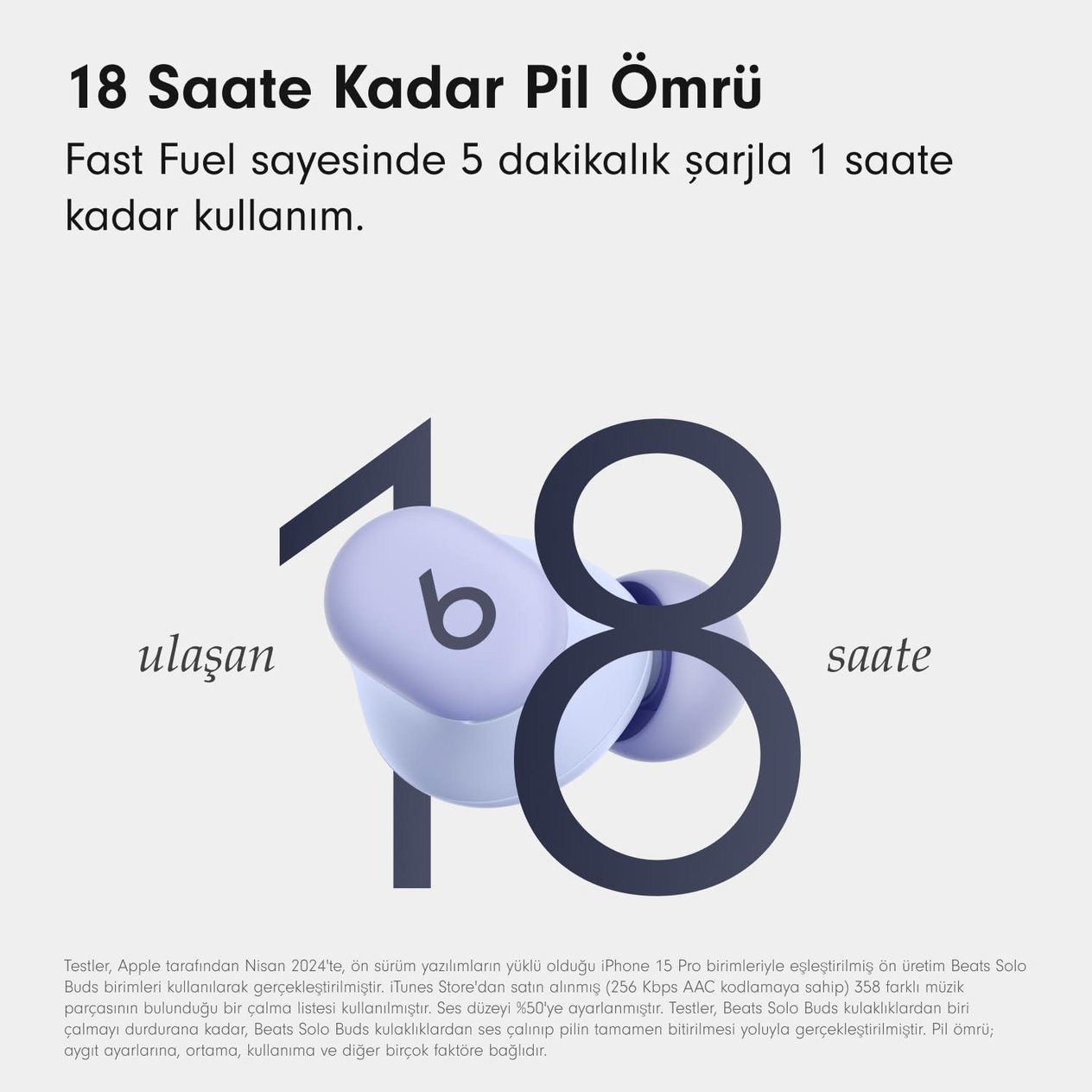 Beats Solo Buds - Gerçek Kablosuz Kulak İçi Kulaklık - Aurora Mavisi
