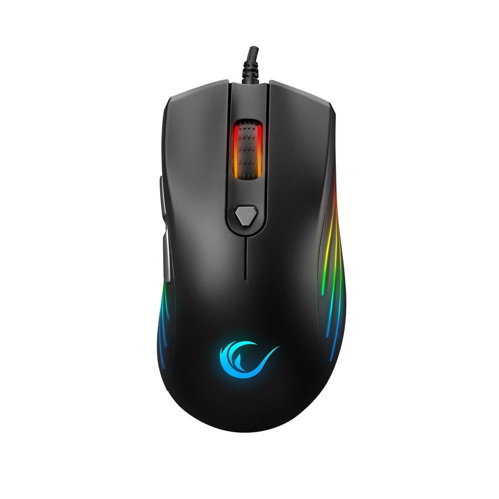 Rampage SMX-R33 LIMBO Makrolu Siyah 6400dpi RGB Ledli Gaming Oyuncu Mouse