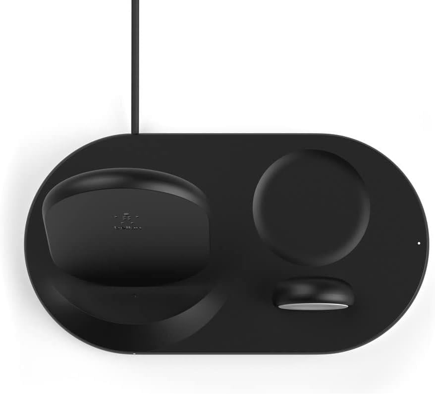 Belkin 3 in 1 Apple Ürünleri için Kablosuz Şarj Cihazı - Siyah Wız001vfbk 