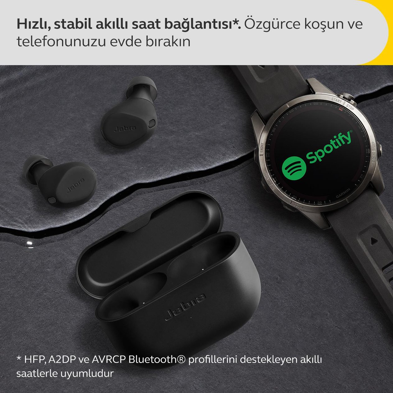 Jabra Elite 8 Active Bluetooth Kulaklık (Toz-Su-Ter Geçirmez) - Siyah