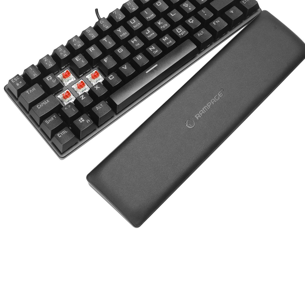 Rampage ALLY K11 Siyah Rainbow Q Bilek Destekli Red Switch Gaming Oyuncu Klavye
