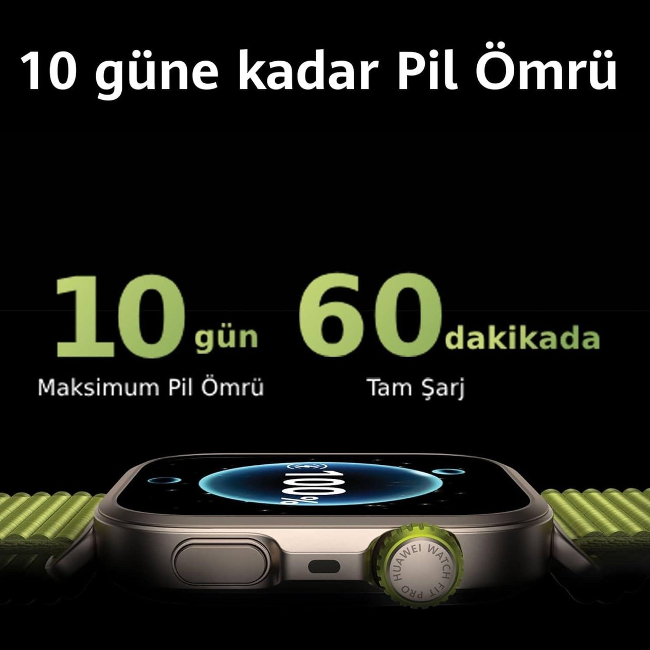 Huawei Watch Fit 4 Pro Akıllı Saat, Siyah