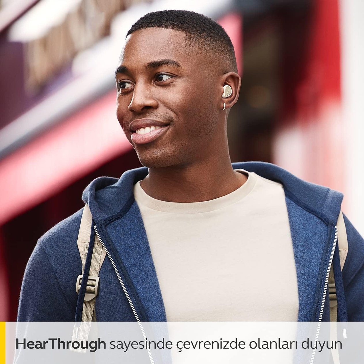 Jabra Elite 3 Kulakiçi Kablosuz Bluetooth Kulaklık - Altın/Bej