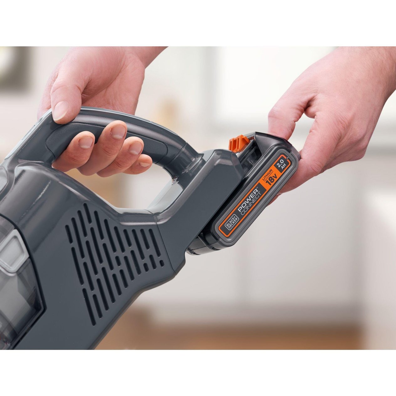 Black&Decker 18V Şarjlı Dikey Süpürge - BHFEA18D1-QW