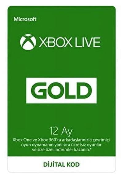 Microsoft Xbox Live Gold Üyeliği - 12 Ay