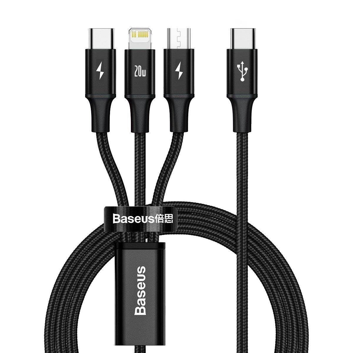 Baseus Rapid 3in1 20W 150 cm Şarj Kablosu
