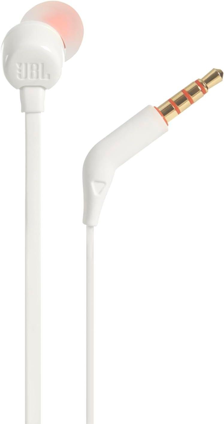 JBL T110 Kablolu Kulaklık, CT, IE, Beyaz