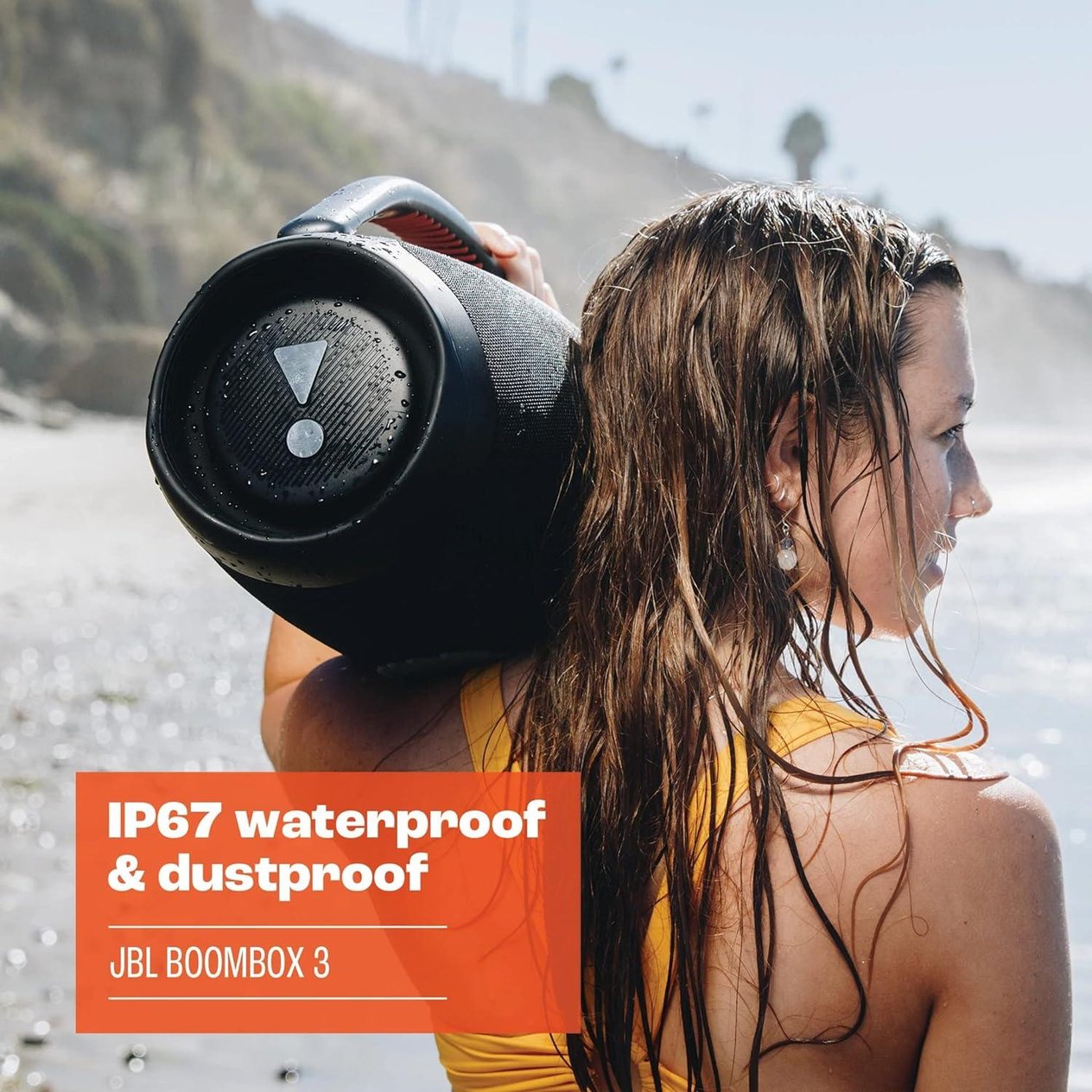 JBL Boombox 3 Bluetooth Hoparlör IP67 - Siyah 