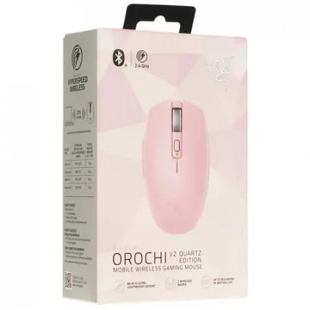 Razer Orochi V2 HyperSpeed Kablosuz ve Bluetooth Gaming Mouse - Pembe