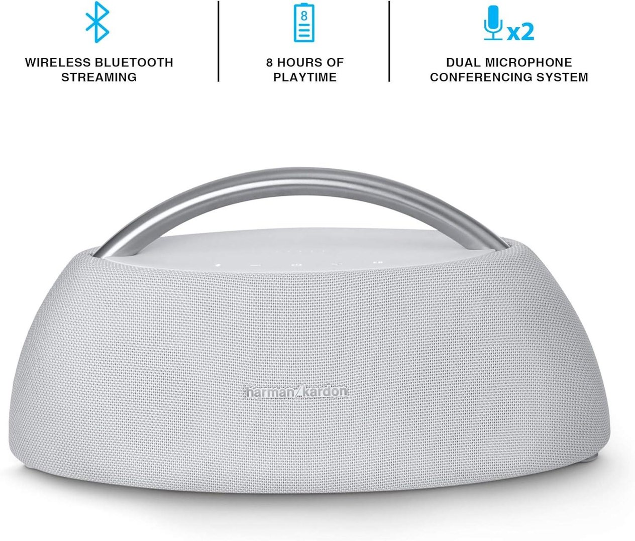 Harman Kardon GO PLAY Mini Bluetooth Hoparlör - Beyaz
